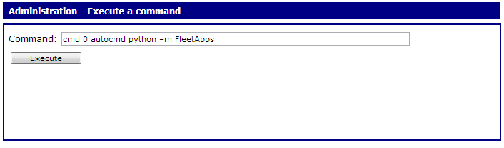 wr44 execute a command